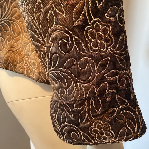 Tobias Plum Size 10 Slight shoulder padding Cotton Poly 3button - Picture 8 of 13